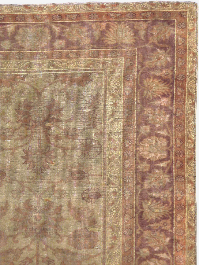 Antique Turkish Oushak Carpet, No.14683 - Gsblank