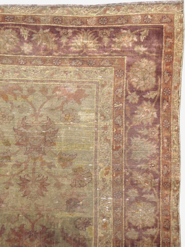 Antique Turkish Oushak Carpet, No.14683 - Gsblank