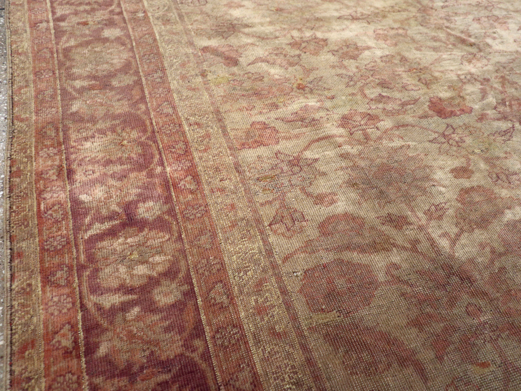 Antique Turkish Oushak Carpet, No.14683 - Gsblank