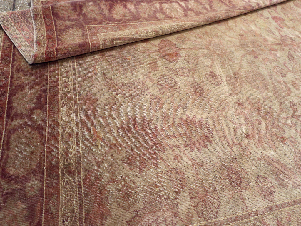 Antique Turkish Oushak Carpet, No.14683 - Gsblank