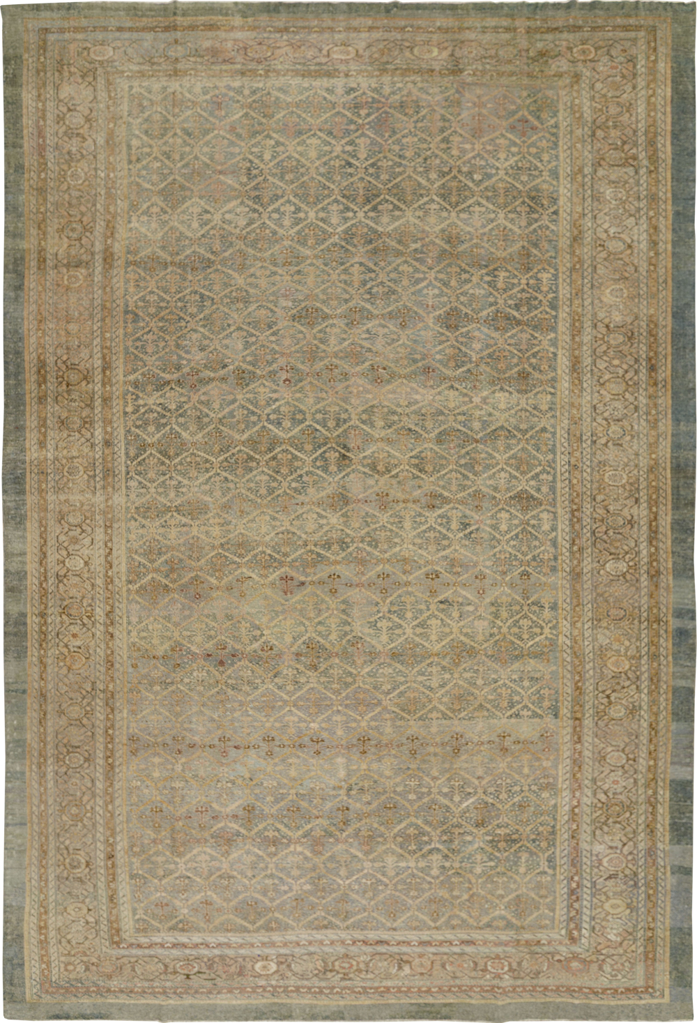 Antique Persian Bibikabad Oversize Carpet, No.14689 - Gsblank