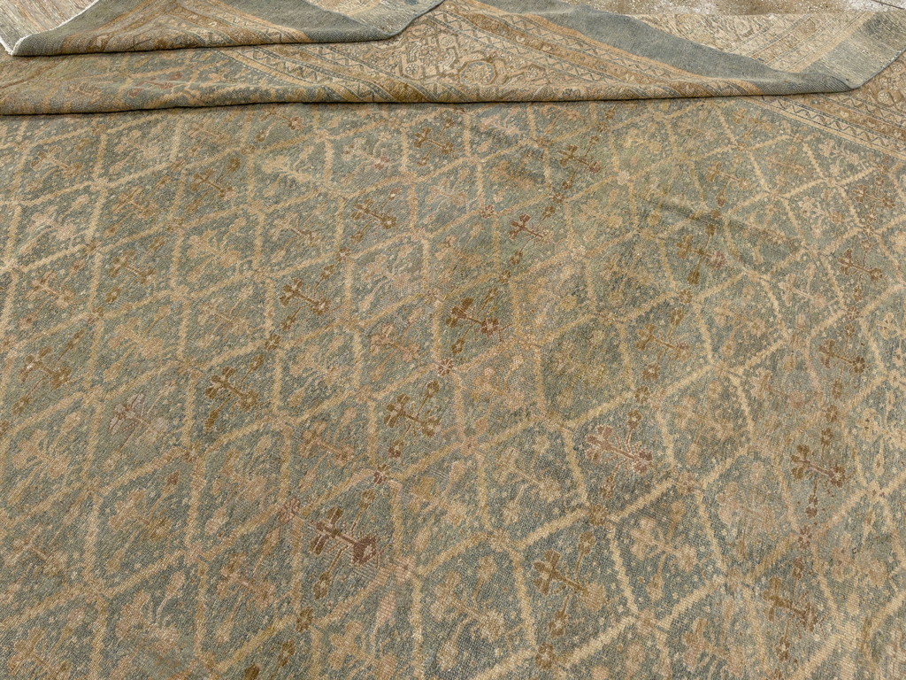 Antique Persian Bibikabad Oversize Carpet, No.14689 - Gsblank