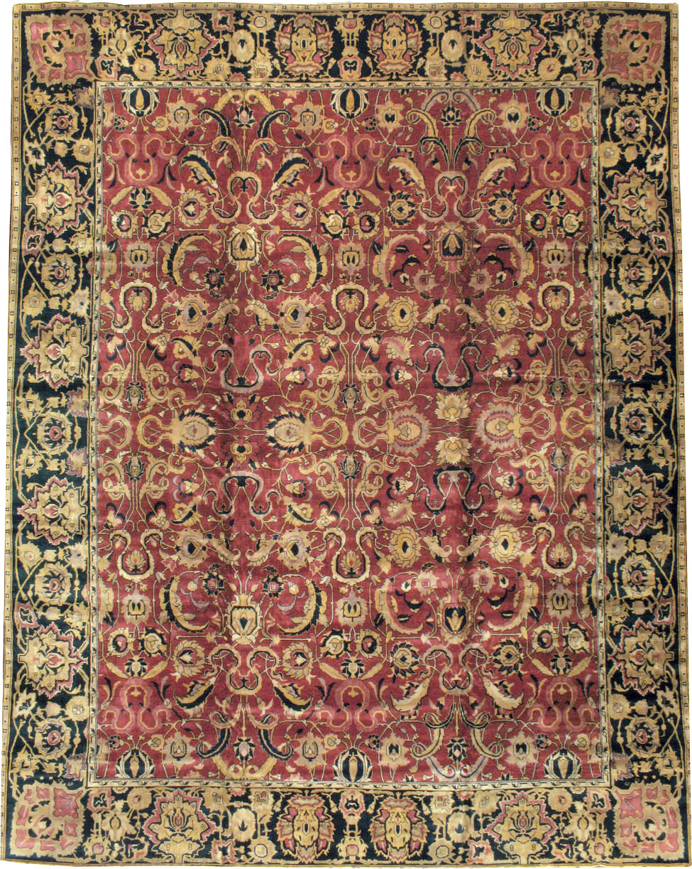 Antique Indian Lahore Carpet, No.14701 - Gsblank