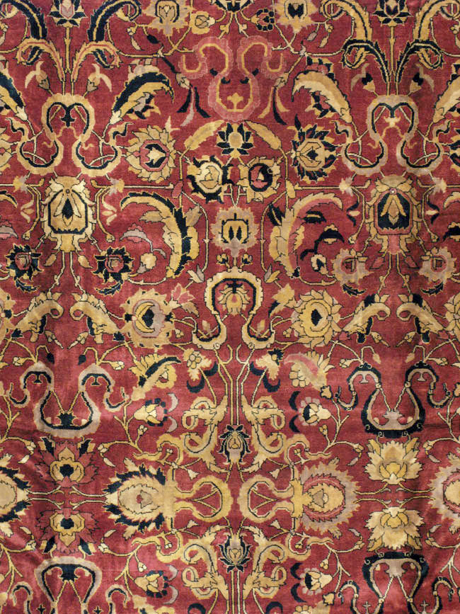 Antique Indian Lahore Carpet, No.14701 - Gsblank