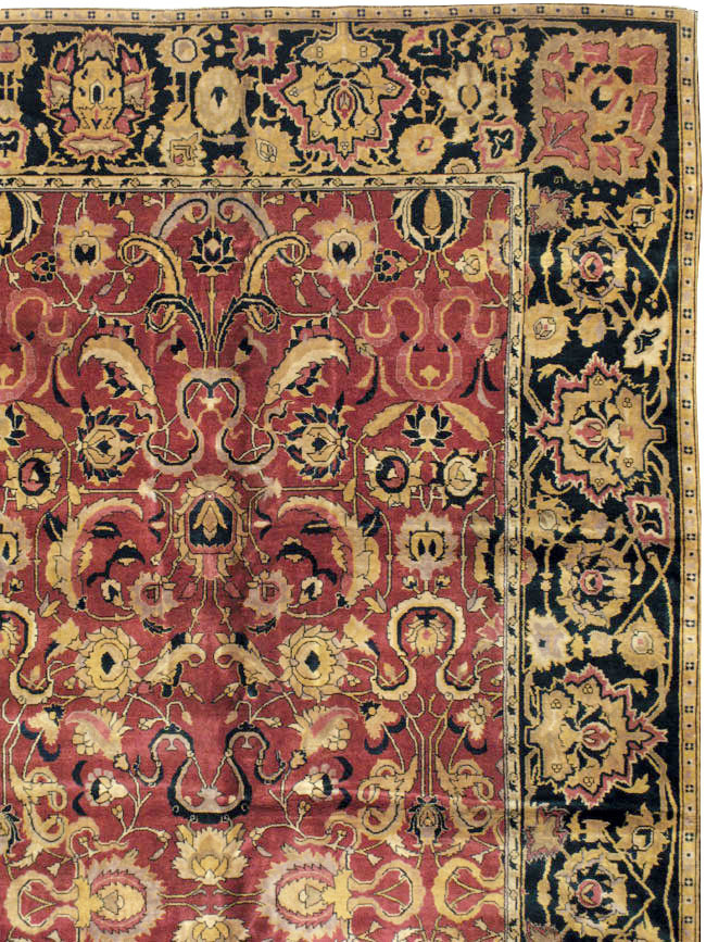 Antique Indian Lahore Carpet, No.14701 - Gsblank