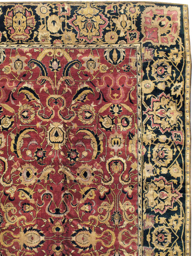 Antique Indian Lahore Carpet, No.14701 - Gsblank