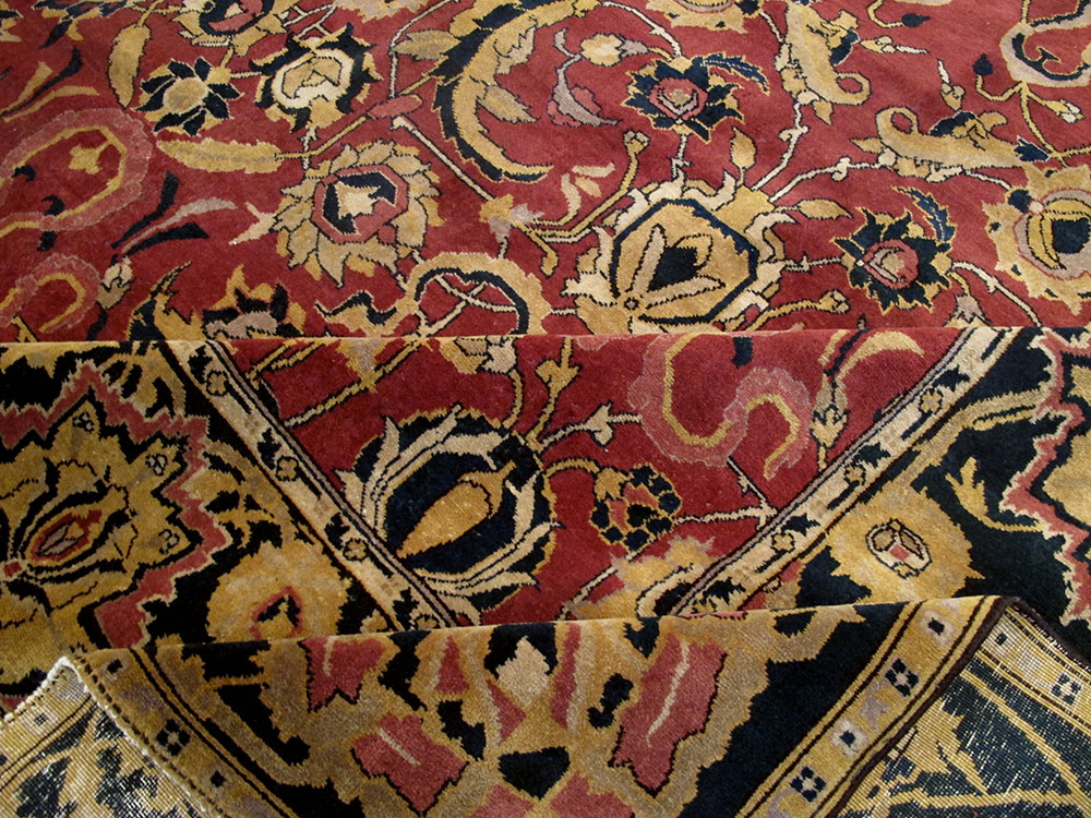 Antique Indian Lahore Carpet, No.14701 - Gsblank