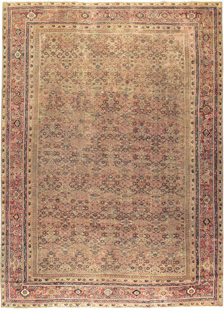 Antique Persian Mahal Carpet, No.14725 - Gsblank