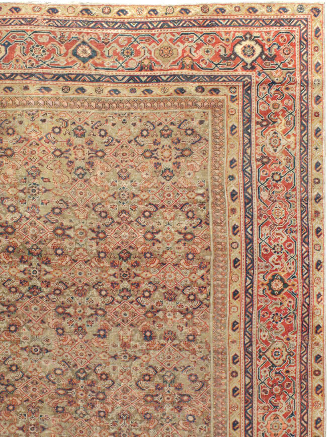 Antique Persian Mahal Carpet, No.14725 - Gsblank