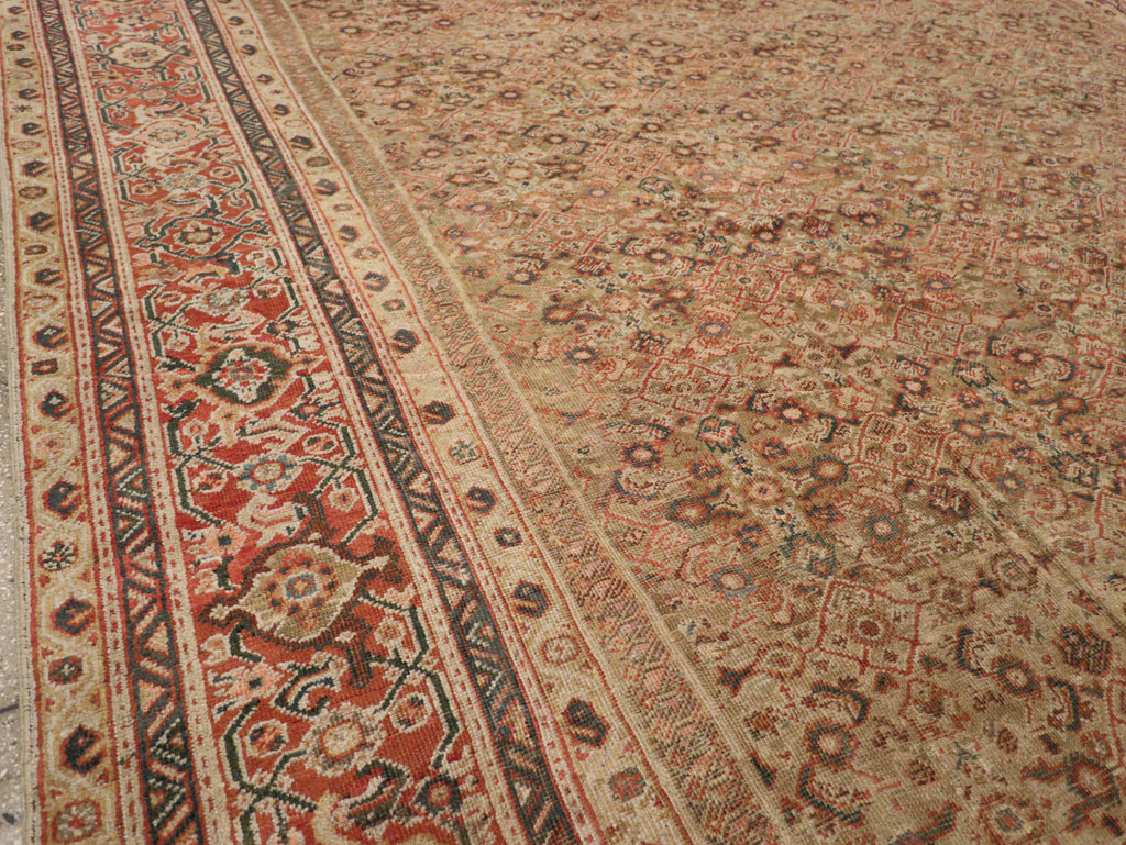Antique Persian Mahal Carpet, No.14725 - Gsblank
