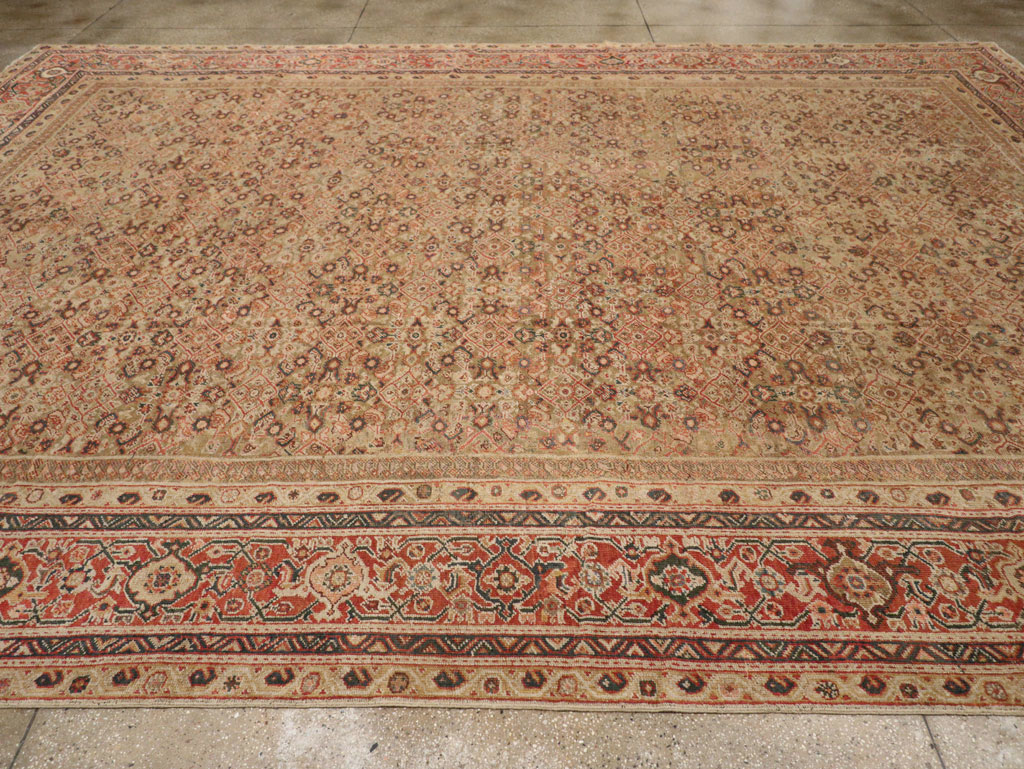 Antique Persian Mahal Carpet, No.14725 - Gsblank