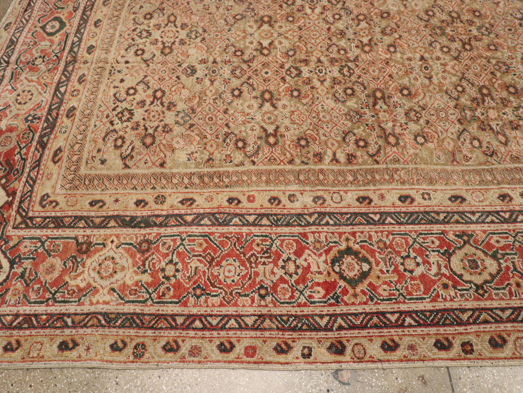 Antique Persian Mahal Carpet, No.14725 - Gsblank