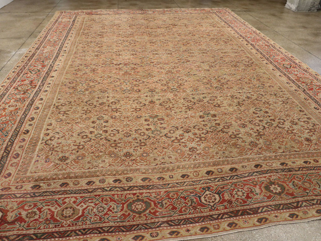 Antique Persian Mahal Carpet, No.14725 - Gsblank
