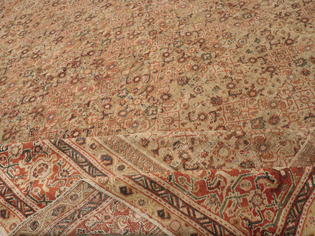 Antique Persian Mahal Carpet, No.14725 - Gsblank