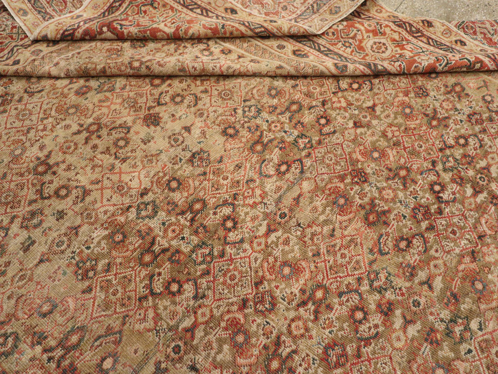 Antique Persian Mahal Carpet, No.14725 - Gsblank