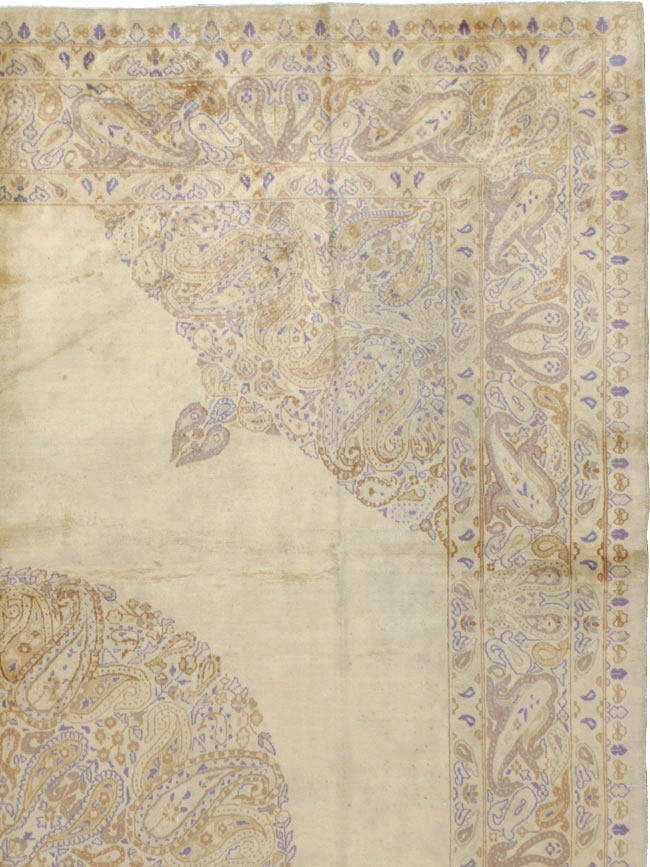 Vintage Persian Kerman Carpet, No.14740 - Gsblank