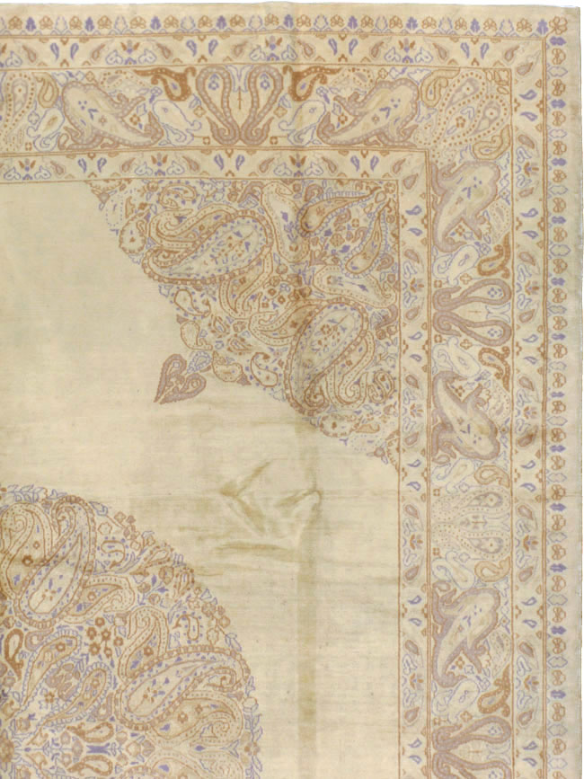 Vintage Persian Kerman Carpet, No.14740 - Gsblank