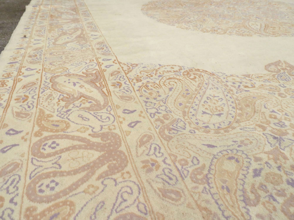 Vintage Persian Kerman Carpet, No.14740 - Gsblank