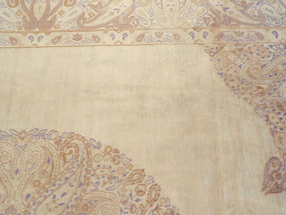 Vintage Persian Kerman Carpet, No.14740 - Gsblank