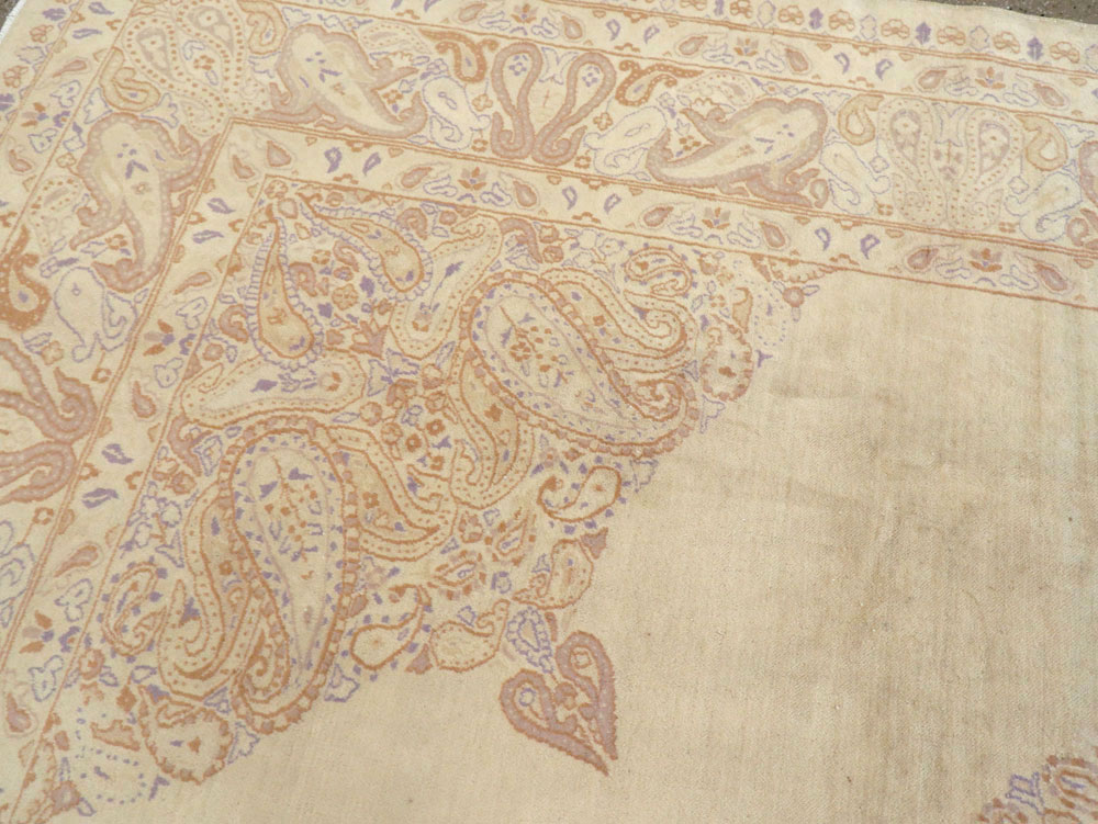 Vintage Persian Kerman Carpet, No.14740 - Gsblank