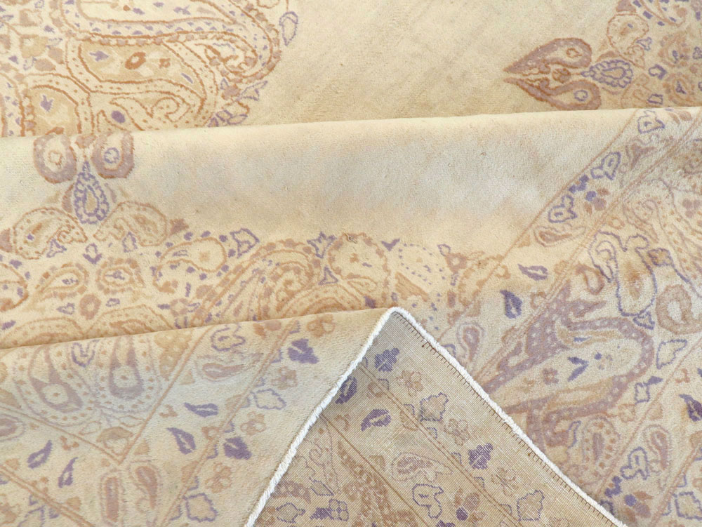 Vintage Persian Kerman Carpet, No.14740 - Gsblank