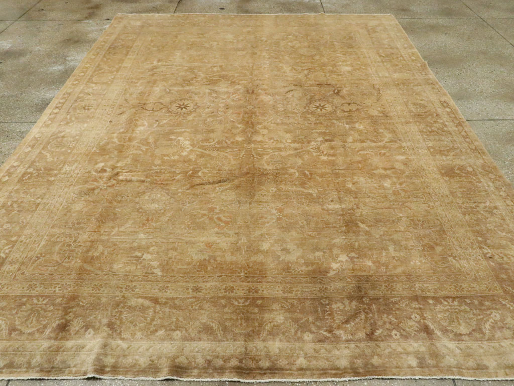 Vintage Indian Agra Carpet, No.14743 - Gsblank