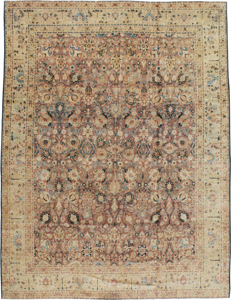 Antique Persian Tabriz Carpet, No.14759 - Gsblank