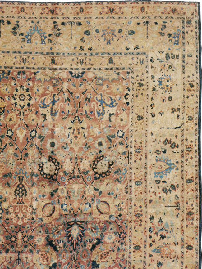Antique Persian Tabriz Carpet, No.14759 - Gsblank