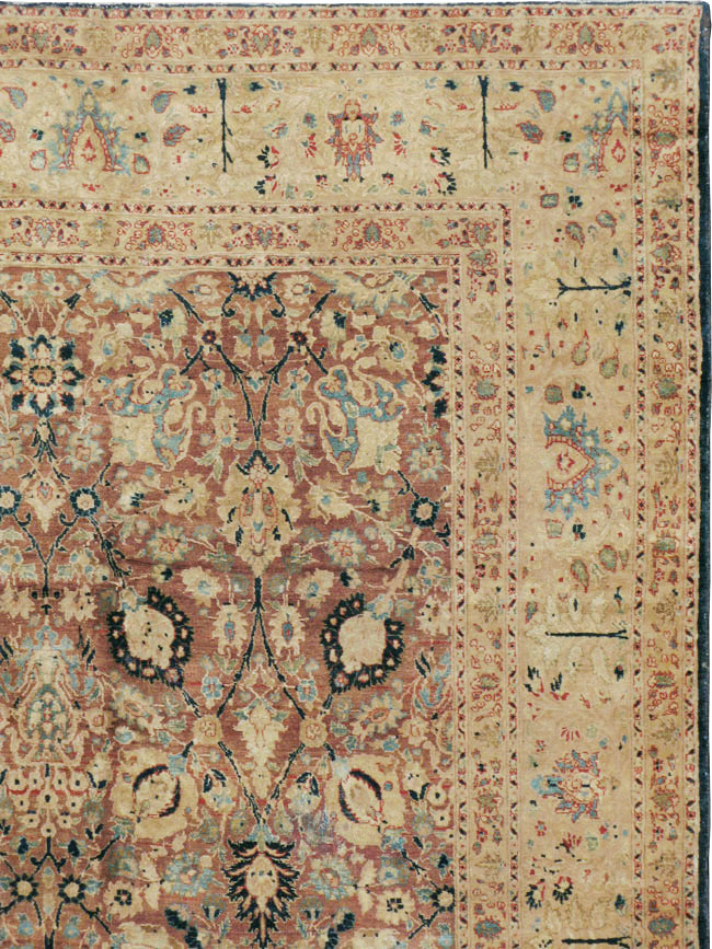 Antique Persian Tabriz Carpet, No.14759 - Gsblank