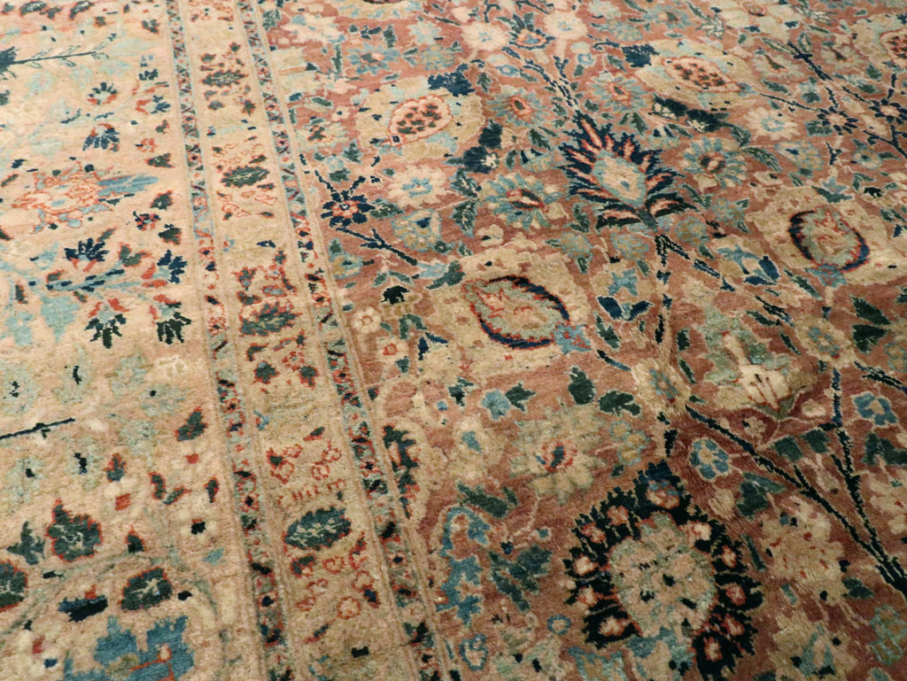 Antique Persian Tabriz Carpet, No.14759 - Gsblank