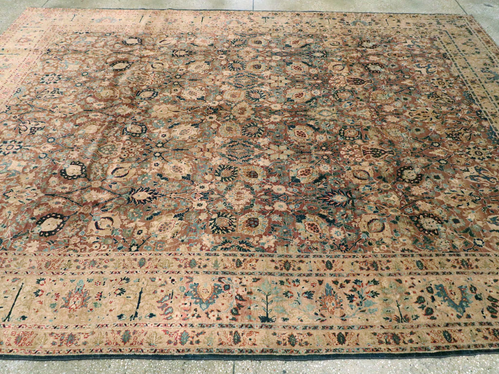 Antique Persian Tabriz Carpet, No.14759 - Gsblank