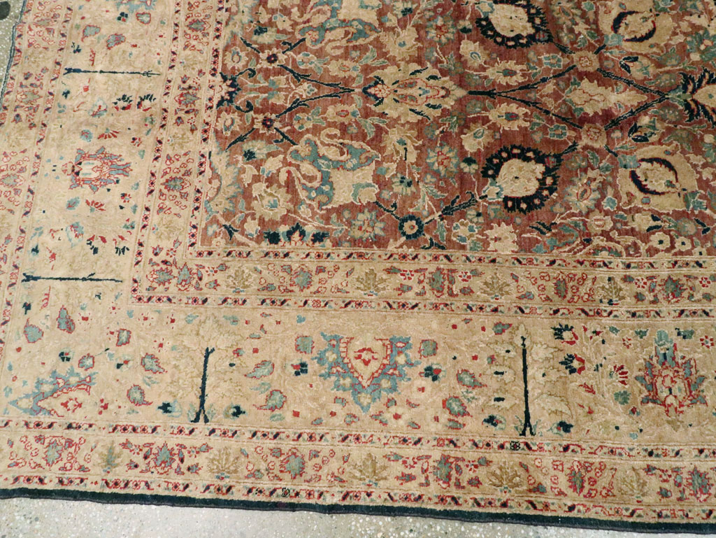 Antique Persian Tabriz Carpet, No.14759 - Gsblank