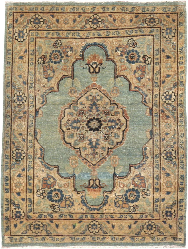 Antique Persian Tabriz Hagi Jalili Rug, No.14775 - Gsblank