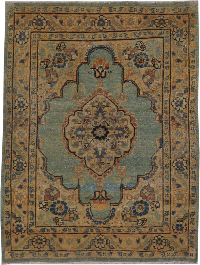 Antique Persian Tabriz Hagi Jalili Rug, No.14775 - Gsblank