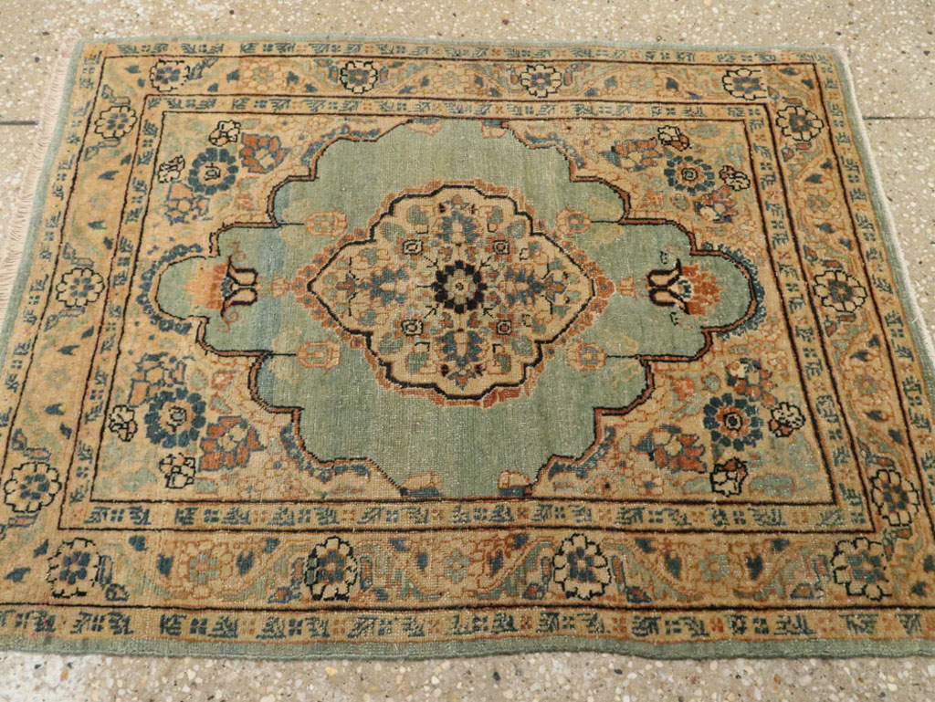 Antique Persian Tabriz Hagi Jalili Rug, No.14775 - Gsblank