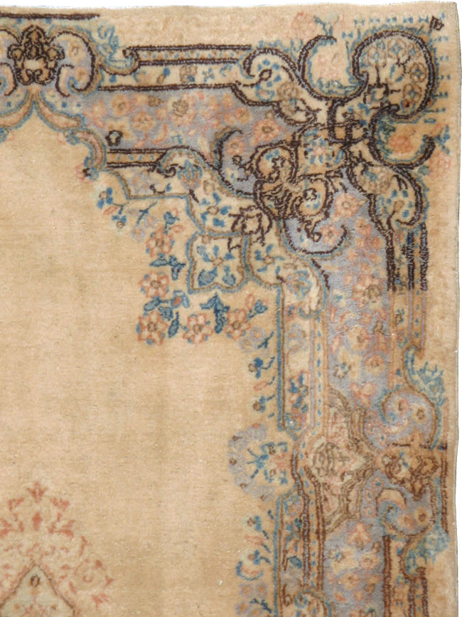 Vintage Persian Kerman Rug, No.14817 - Gsblank