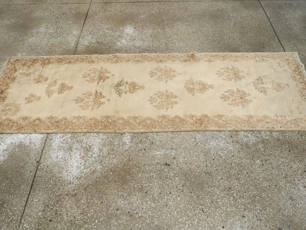 Vintage Persian Kerman Runner, No.14819 - Gsblank