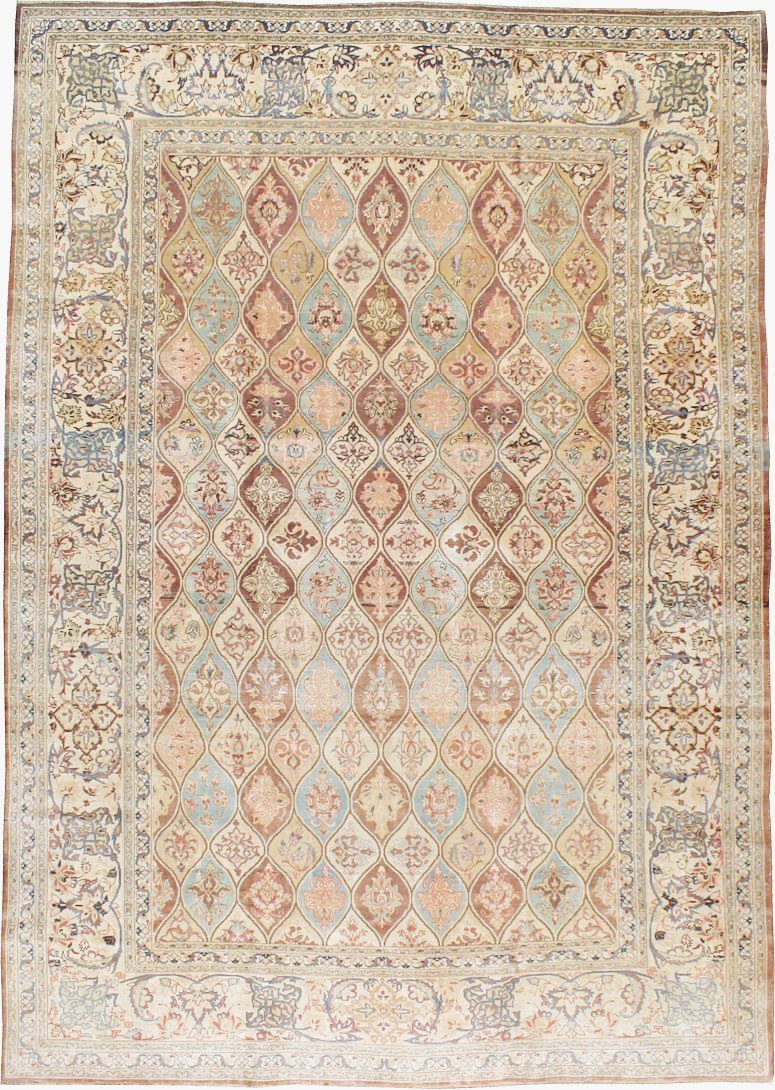 Vintage Persian Kashan Carpet, No.14830 - Gsblank