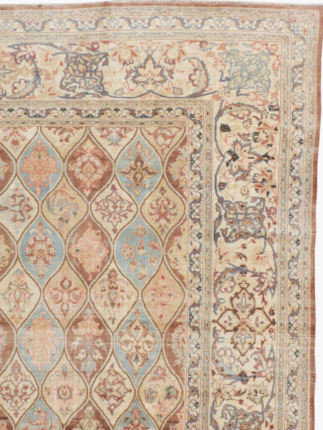 Vintage Persian Kashan Carpet, No.14830 - Gsblank