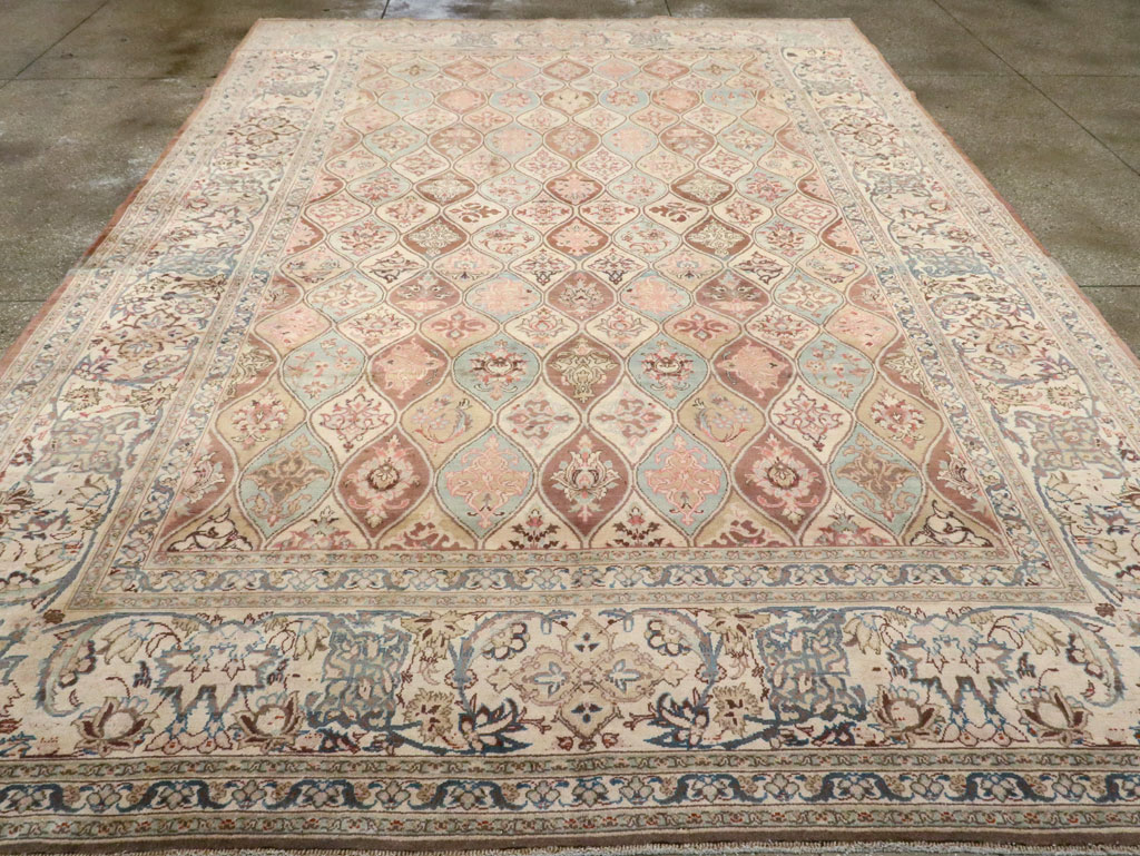 Vintage Persian Kashan Carpet, No.14830 - Gsblank
