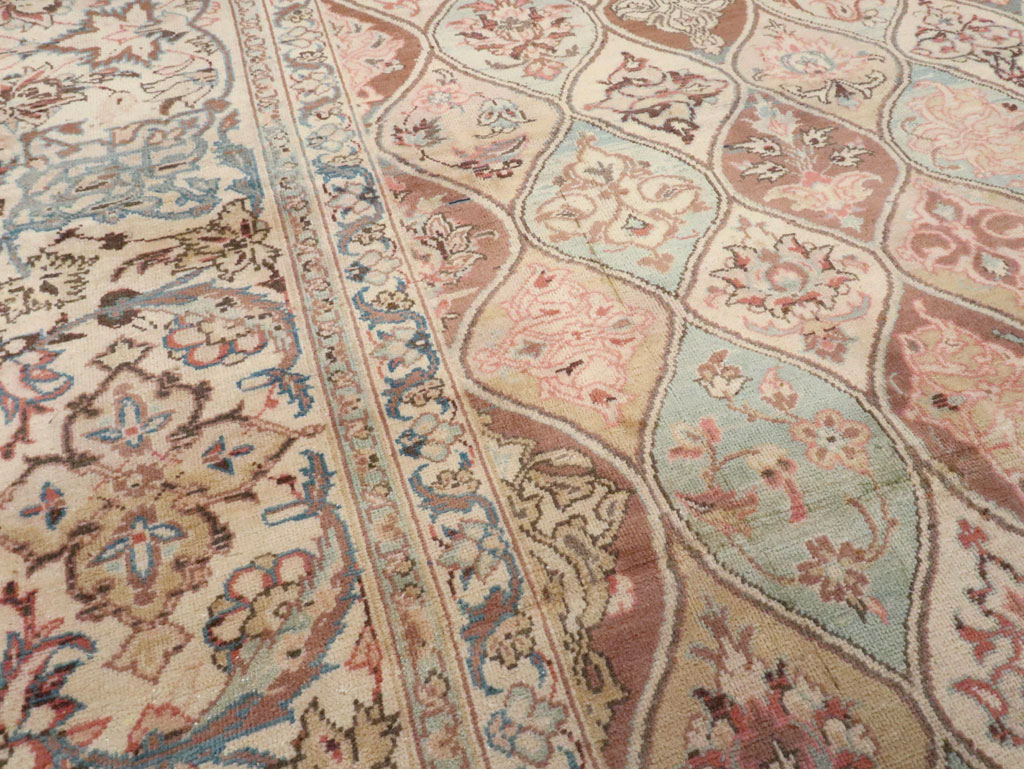 Vintage Persian Kashan Carpet, No.14830 - Gsblank