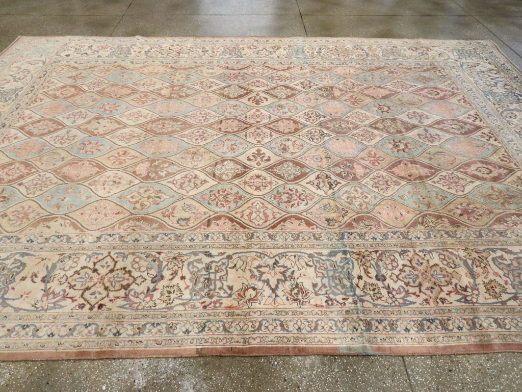 Vintage Persian Kashan Carpet, No.14830 - Gsblank