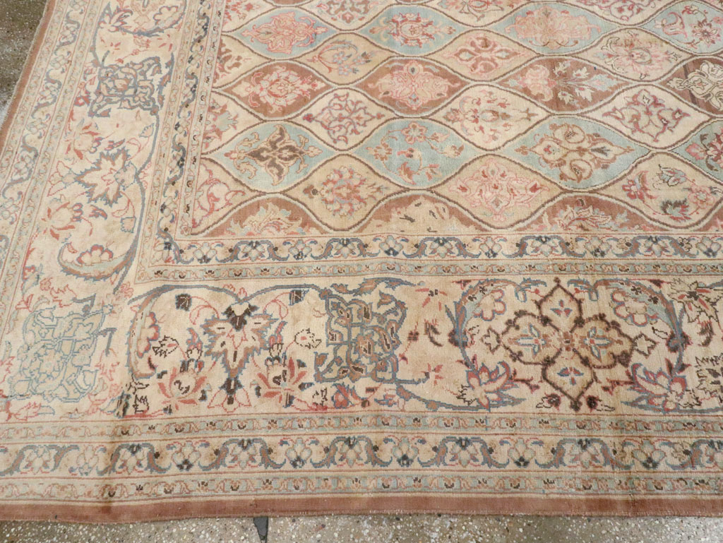 Vintage Persian Kashan Carpet, No.14830 - Gsblank