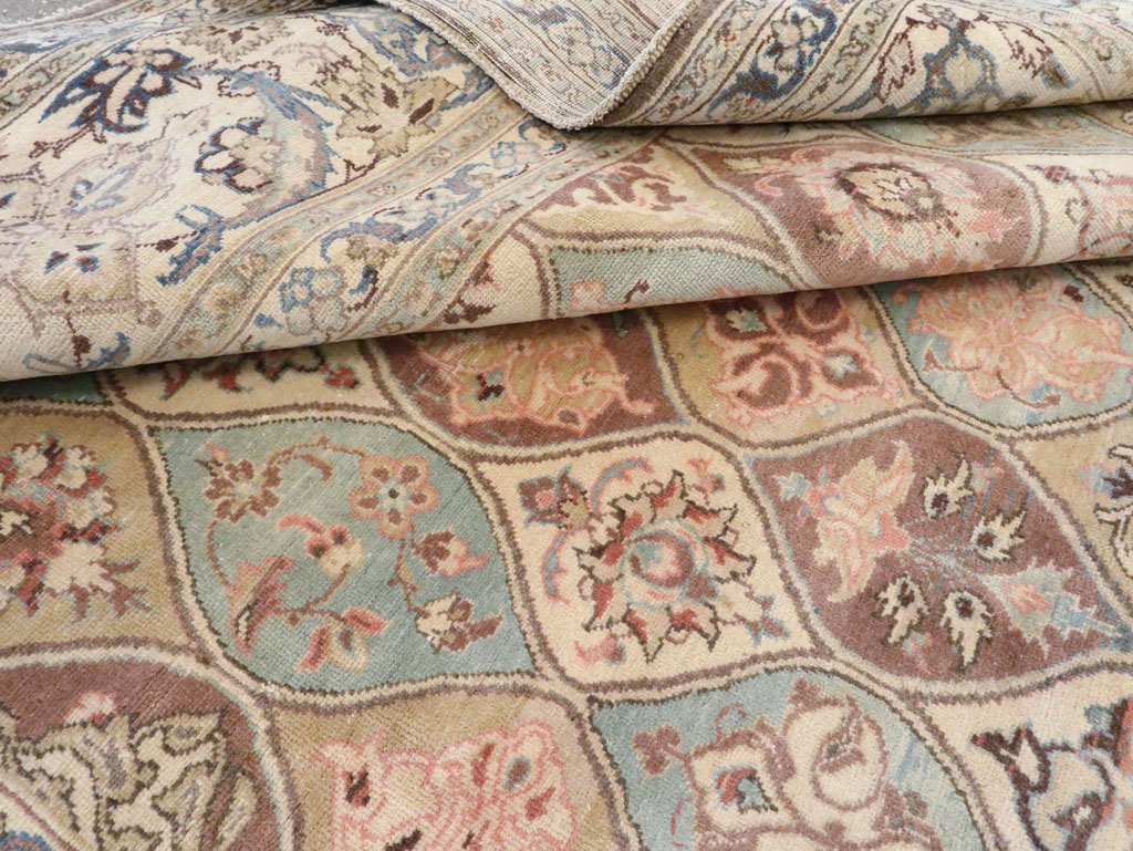 Vintage Persian Kashan Carpet, No.14830 - Gsblank