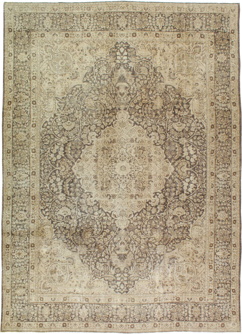Antique Persian Tabriz Carpet, No.14837 - Gsblank