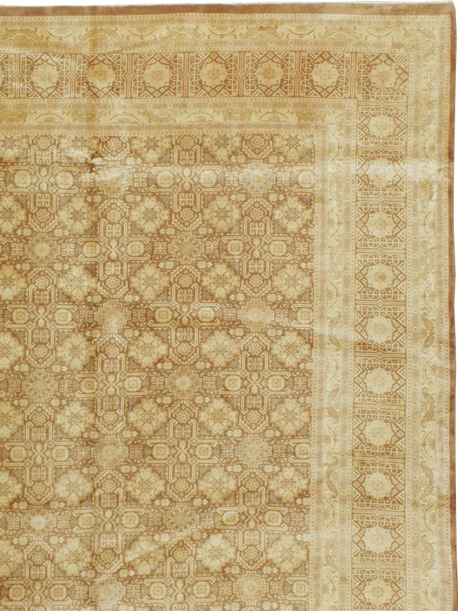 Vintage Persian Tabriz Carpet, No.14841 - Gsblank