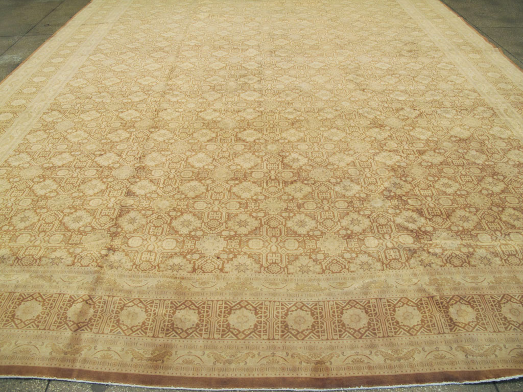 Vintage Persian Tabriz Carpet, No.14841 - Gsblank