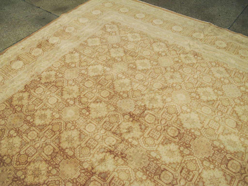 Vintage Persian Tabriz Carpet, No.14841 - Gsblank