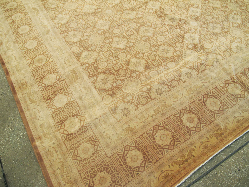 Vintage Persian Tabriz Carpet, No.14841 - Gsblank
