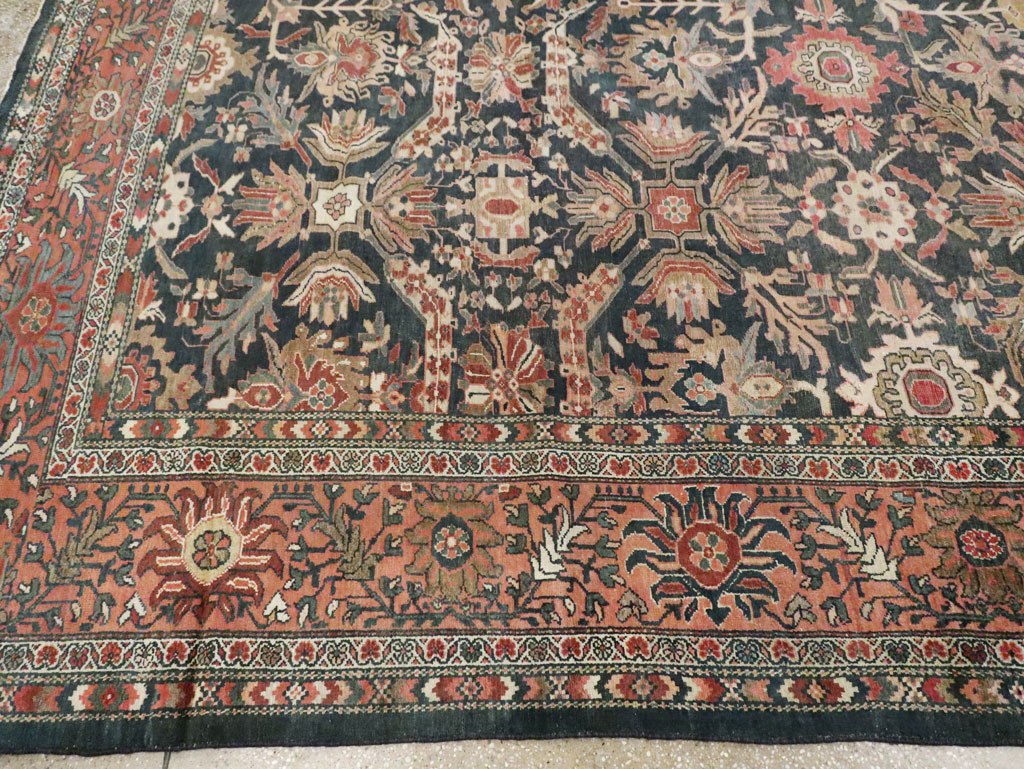 Antique Persian Malayer Room Size Carpet, No.14858 - Gsblank